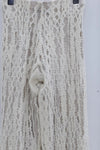 SWAYING/KNIT Hollow Flower Style Straight Pants SW23AW3B44 White
